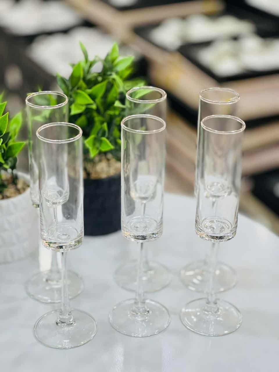 طقم كاسات عصير أنيق – 6 قطع